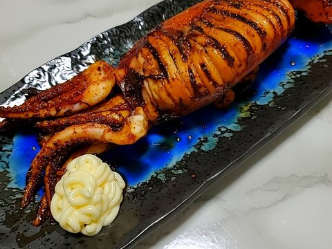 スルメイカのポッポ焼き